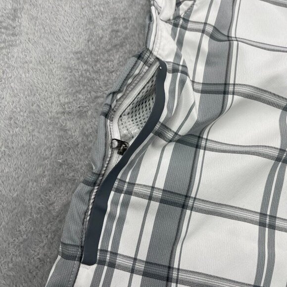 Marmot Hybrid Golf Shorts Mens Size 30 Gray Plaid Walking Golfing Casual Preppy - Picture 4 of 11